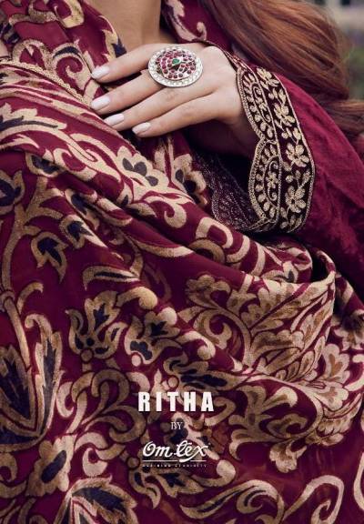 Ritha By Omtex Velvet Designer Winter Salwar Kameez Collection